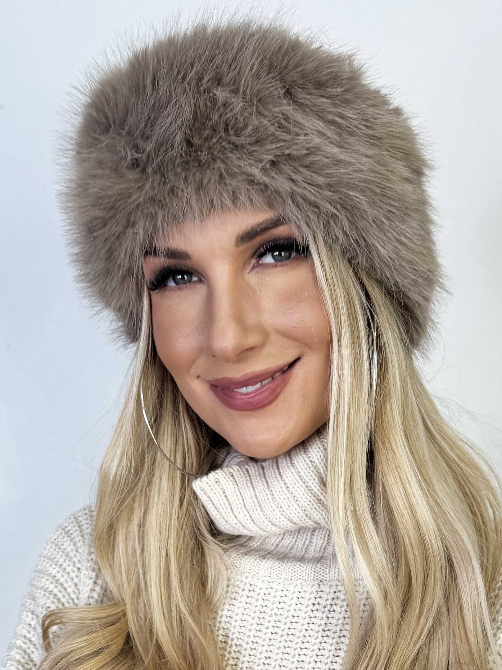 Helga - Pandebånd i fake fur